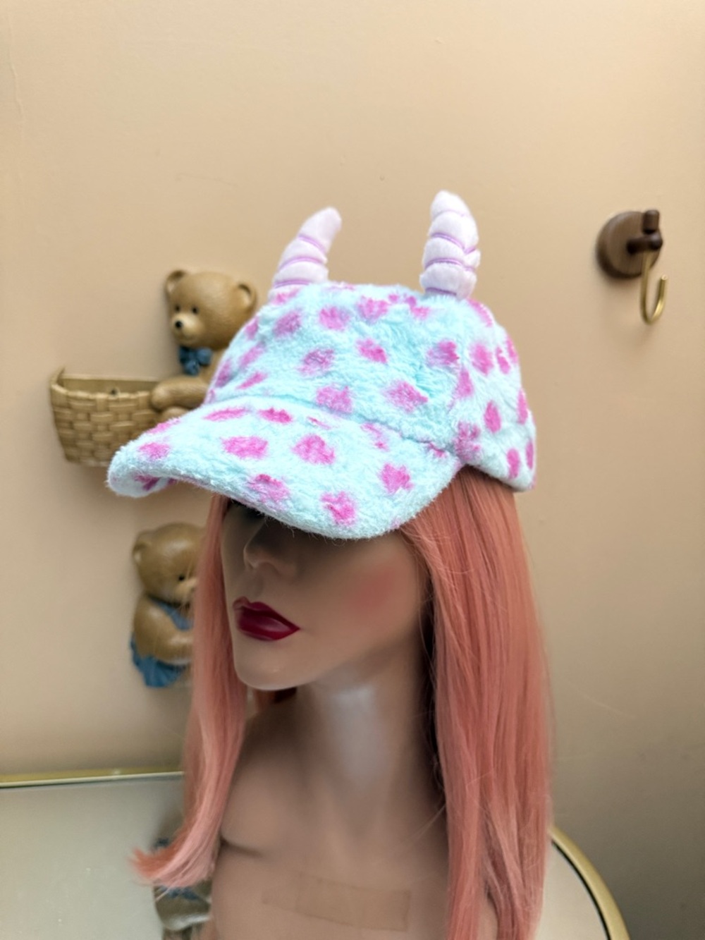 Disney monster inc furry hat